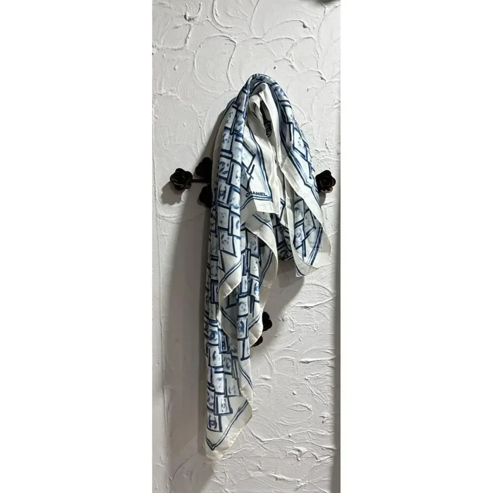 Silk scarf silk material color‎